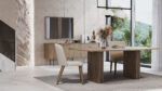 Enza Home Furniture BC Paloma Dining Table Chair in Modern Interior Design Set up