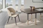 Enza Home Furniture BC Parma Dining Room Table Chair in Modern design space