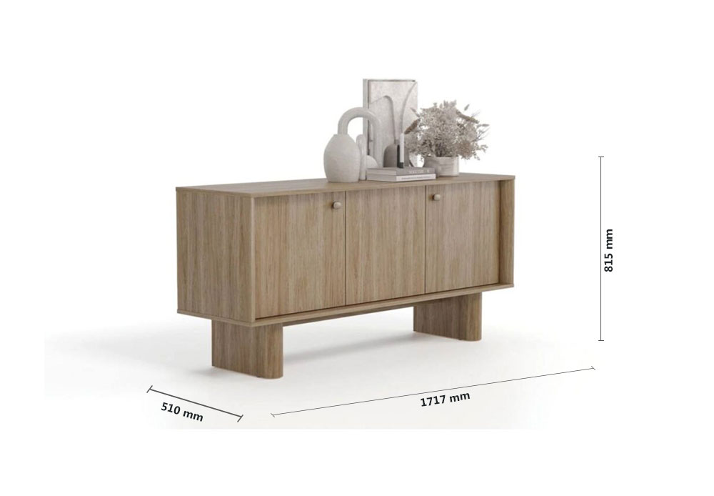 Perge collection Console dimensions