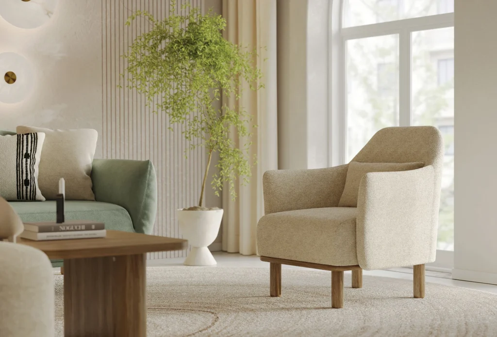 Perge Collection Armchair - Enza home furniture bc