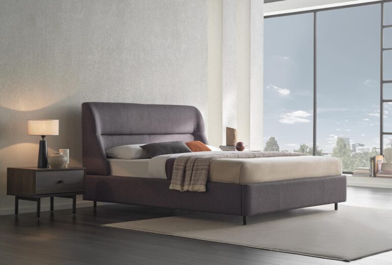 Parma Queen size bed with storage space bedding furniture by Enza Home