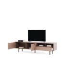 Paloma TV Stand - wood with metal legs quality furniture by Enza Home BC